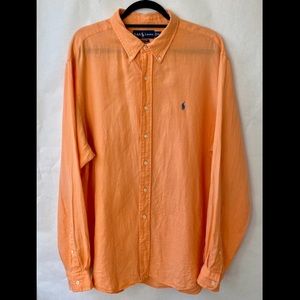 Ralph Lauren 100% linen shirt XXL